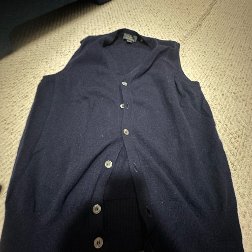 Bergdorf Goodman cashmere sweater vest